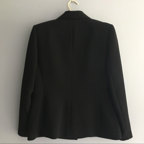 🖤 Kasper Black Pinstripe Suit Blazer Jacket - Picture 3 of 8